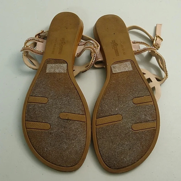 FERGALICIOUS RHINESTONE, BEADS PINK, FLAT STRAPPY SANDAL - Picture 3 of 7